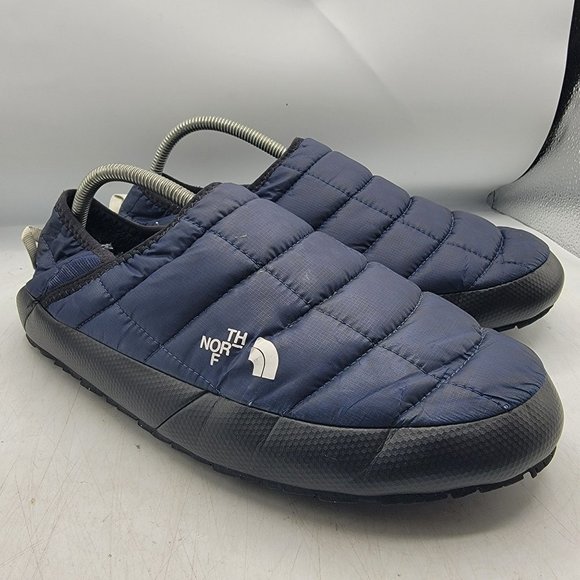 The North Face Mens 11 Blue ThermoBall Traction V Mule Slipper Shoes Loafers - Picture 1 of 12